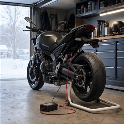 Kışın Duran Motosiklete Ne Yapmalı?